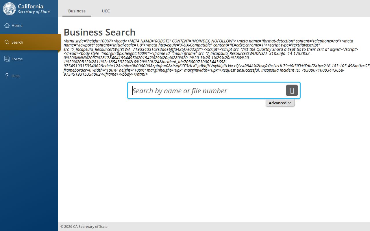 Irvine people search using California business entity records